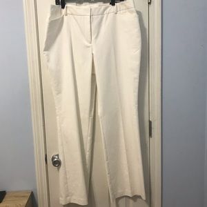 Worthington White Modern Fit Pants